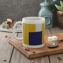Violet Lourdes - Mid-Century Modern 11 oz. Ceramic Coffee / Tea Mug