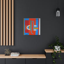 Gale Amaryllis - Mid-Century Modern Canvas Wall Art Decor