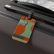 Claude Pujols - Mid-Century Modern Design Printed on a Custom Luggage Tag