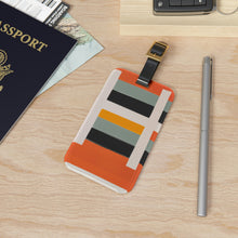 Iris Dalston - Mid-Century Modern Design Printed on a Custom Luggage Tag