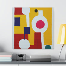 Violet Lourdes - Mid-Century Modern Canvas Wall Art Decor