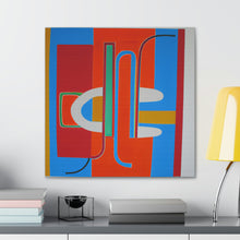 Gale Amaryllis - Mid-Century Modern Canvas Wall Art Decor