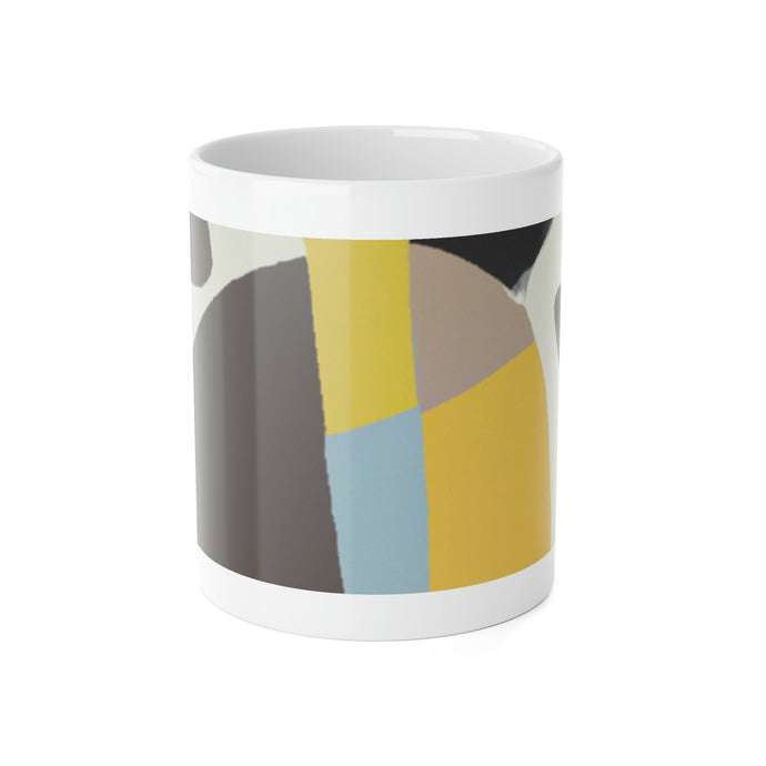 Ansel Leppens. - Mid-Century Modern 11 oz. Ceramic Coffee / Tea Mug