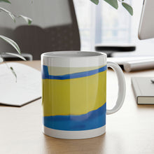 Iris Sage - Mid-Century Modern 11 oz. Ceramic Coffee / Tea Mug