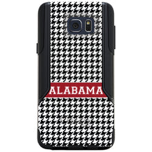 DistinctInk™ OtterBox Commuter Series Case for Apple iPhone or Samsung Galaxy - Alabama Crimson Houndstooth