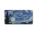 Custom Aluminum Decorative Vanity Front License Plate - Van Gogh Starry Night