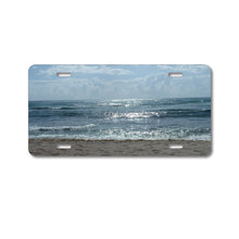 DistinctInk Custom Aluminum Decorative Vanity Front License Plate - Ocean Horizon Akumal Mexico