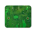 Custom Foam Rubber Mouse Pad - Green Circuit Board