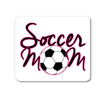 DistinctInk Custom Foam Rubber Mouse Pad - 1/4" Thick - Soccer Mom Ball