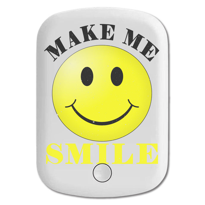 DistinctInk Magnetic Battery Pack, Wireless Portable Charger with USB-C Cable, Compatible with MagSafe iPhone 14 / 13 / 12 Series - Make Me Smile