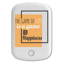 DistinctInk Magnetic Battery Pack, Wireless Portable Charger with USB-C Cable, Compatible with MagSafe iPhone 14 / 13 / 12 Series - Life Is Game Of Happiness