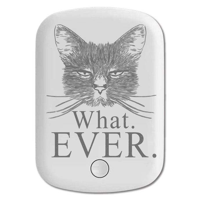 DistinctInk Magnetic Battery Pack, Wireless Portable Charger with USB-C Cable, Compatible with MagSafe iPhone 14 / 13 / 12 Series - Whatever Cat