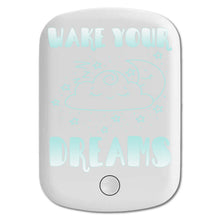 DistinctInk Magnetic Battery Pack, Wireless Portable Charger with USB-C Cable, Compatible with MagSafe iPhone 14 / 13 / 12 Series - Wake Your Dreams - Moon Clouds