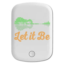 DistinctInk Magnetic Battery Pack, Wireless Portable Charger with USB-C Cable, Compatible with MagSafe iPhone 14 / 13 / 12 Series - Let It Be - Trees Guitar