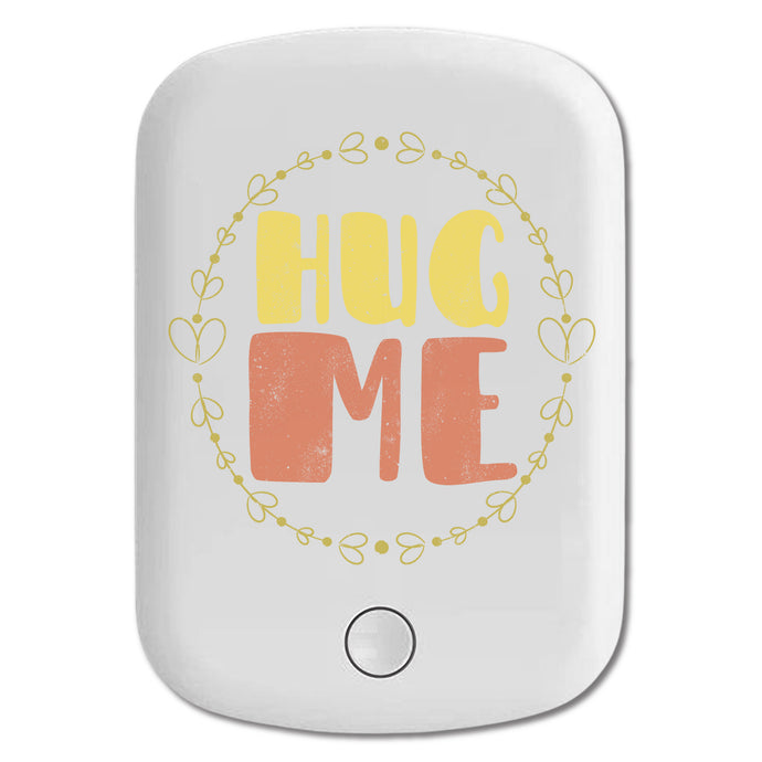 DistinctInk Magnetic Battery Pack, Wireless Portable Charger with USB-C Cable, Compatible with MagSafe iPhone 14 / 13 / 12 Series - Hug Me