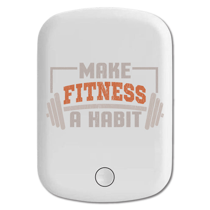 DistinctInk Magnetic Battery Pack, Wireless Portable Charger with USB-C Cable, Compatible with MagSafe iPhone 14 / 13 / 12 Series - Make Fitness A Habit
