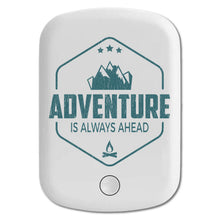 DistinctInk Magnetic Battery Pack, Wireless Portable Charger with USB-C Cable, Compatible with MagSafe iPhone 14 / 13 / 12 Series - Adventure Is Always Ahead