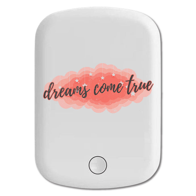 DistinctInk Magnetic Battery Pack, Wireless Portable Charger with USB-C Cable, Compatible with MagSafe iPhone 14 / 13 / 12 Series - Dreams Come True