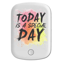 DistinctInk Magnetic Battery Pack, Wireless Portable Charger with USB-C Cable, Compatible with MagSafe iPhone 14 / 13 / 12 Series - Today Is A Special Day