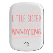 DistinctInk Magnetic Battery Pack, Wireless Portable Charger with USB-C Cable, Compatible with MagSafe iPhone 14 / 13 / 12 Series - Was The Little Sister That Was Annoying