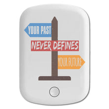 DistinctInk Magnetic Battery Pack, Wireless Portable Charger with USB-C Cable, Compatible with MagSafe iPhone 14 / 13 / 12 Series - Your Past Never Defines Your Future