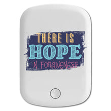 DistinctInk Magnetic Battery Pack, Wireless Portable Charger with USB-C Cable, Compatible with MagSafe iPhone 14 / 13 / 12 Series - There Is Hope In Forgiveness