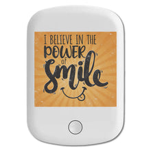 DistinctInk Magnetic Battery Pack, Wireless Portable Charger with USB-C Cable, Compatible with MagSafe iPhone 14 / 13 / 12 Series - Believe In Power Of Smile
