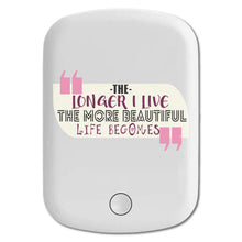 DistinctInk Magnetic Battery Pack, Wireless Portable Charger with USB-C Cable, Compatible with MagSafe iPhone 14 / 13 / 12 Series - Longer Life More Beautiful Life Becomes