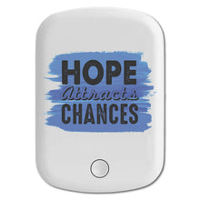 DistinctInk Magnetic Battery Pack, Wireless Portable Charger with USB-C Cable, Compatible with MagSafe iPhone 14 / 13 / 12 Series - Hope Attracts Chances