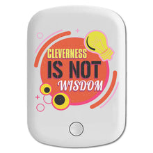 DistinctInk Magnetic Battery Pack, Wireless Portable Charger with USB-C Cable, Compatible with MagSafe iPhone 14 / 13 / 12 Series - Cleverness Is Not Wisdom