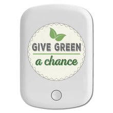 DistinctInk Magnetic Battery Pack, Wireless Portable Charger with USB-C Cable, Compatible with MagSafe iPhone 14 / 13 / 12 Series - Give Green A Chance