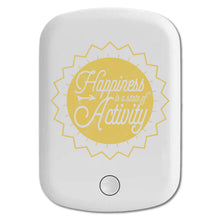 DistinctInk Magnetic Battery Pack, Wireless Portable Charger with USB-C Cable, Compatible with MagSafe iPhone 14 / 13 / 12 Series - Happiness State Of Activity