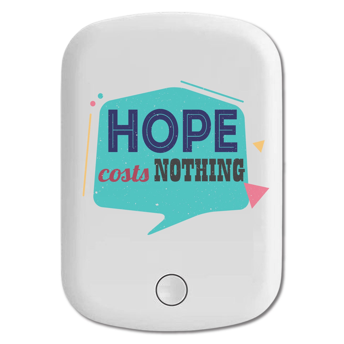 DistinctInk Magnetic Battery Pack, Wireless Portable Charger with USB-C Cable, Compatible with MagSafe iPhone 14 / 13 / 12 Series - Hope Costs Nothing