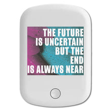 DistinctInk Magnetic Battery Pack, Wireless Portable Charger with USB-C Cable, Compatible with MagSafe iPhone 14 / 13 / 12 Series - Future Uncertain End Always Near
