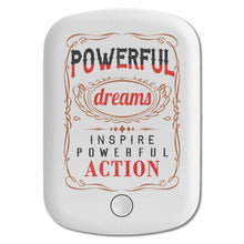 DistinctInk Magnetic Battery Pack, Wireless Portable Charger with USB-C Cable, Compatible with MagSafe iPhone 14 / 13 / 12 Series - Powerful Dreams Inpsire Powerful Action