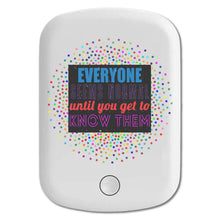 DistinctInk Magnetic Battery Pack, Wireless Portable Charger with USB-C Cable, Compatible with MagSafe iPhone 14 / 13 / 12 Series - Everyone Normal Until Know Them