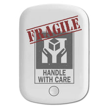 DistinctInk Magnetic Battery Pack, Wireless Portable Charger with USB-C Cable, Compatible with MagSafe iPhone 14 / 13 / 12 Series - Fragile Handle With Care
