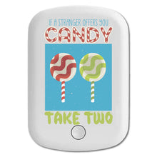DistinctInk Magnetic Battery Pack, Wireless Portable Charger with USB-C Cable, Compatible with MagSafe iPhone 14 / 13 / 12 Series - Stranger Offer Candy Take Two