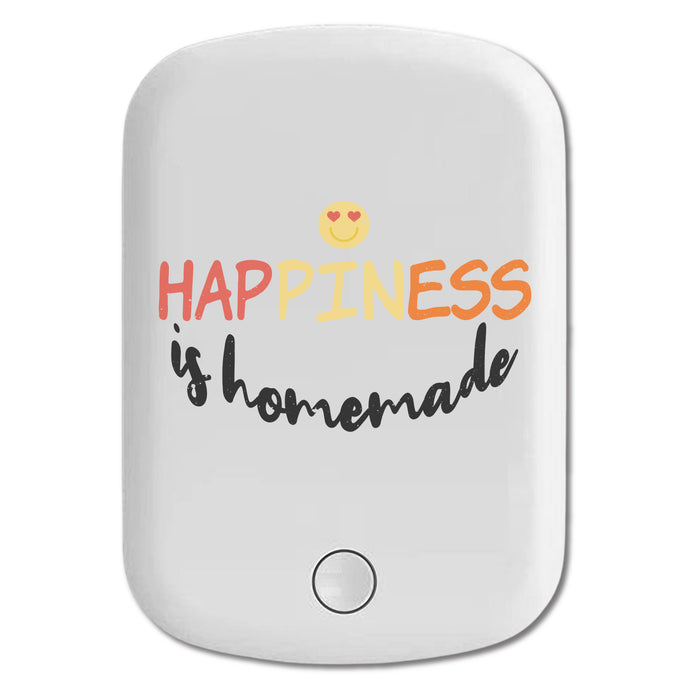 DistinctInk Magnetic Battery Pack, Wireless Portable Charger with USB-C Cable, Compatible with MagSafe iPhone 14 / 13 / 12 Series - Happiness Is Homemade
