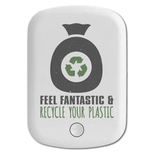 DistinctInk Magnetic Battery Pack, Wireless Portable Charger with USB-C Cable, Compatible with MagSafe iPhone 14 / 13 / 12 Series - Feel Fantastic Recycle Plastic