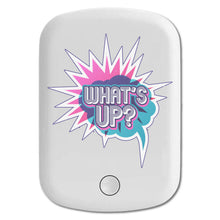 DistinctInk Magnetic Battery Pack, Wireless Portable Charger with USB-C Cable, Compatible with MagSafe iPhone 14 / 13 / 12 Series - What's Up