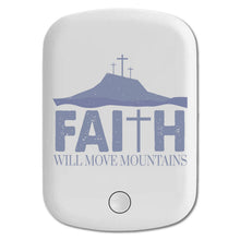 DistinctInk Magnetic Battery Pack, Wireless Portable Charger with USB-C Cable, Compatible with MagSafe iPhone 14 / 13 / 12 Series - Faith Move Mountains