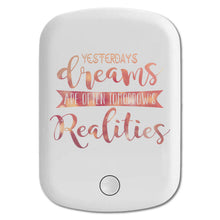 DistinctInk Magnetic Battery Pack, Wireless Portable Charger with USB-C Cable, Compatible with MagSafe iPhone 14 / 13 / 12 Series - Yesterday's Dreams Tomorrow's Realities