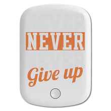 DistinctInk Magnetic Battery Pack, Wireless Portable Charger with USB-C Cable, Compatible with MagSafe iPhone 14 / 13 / 12 Series - Never Never Never Give Up