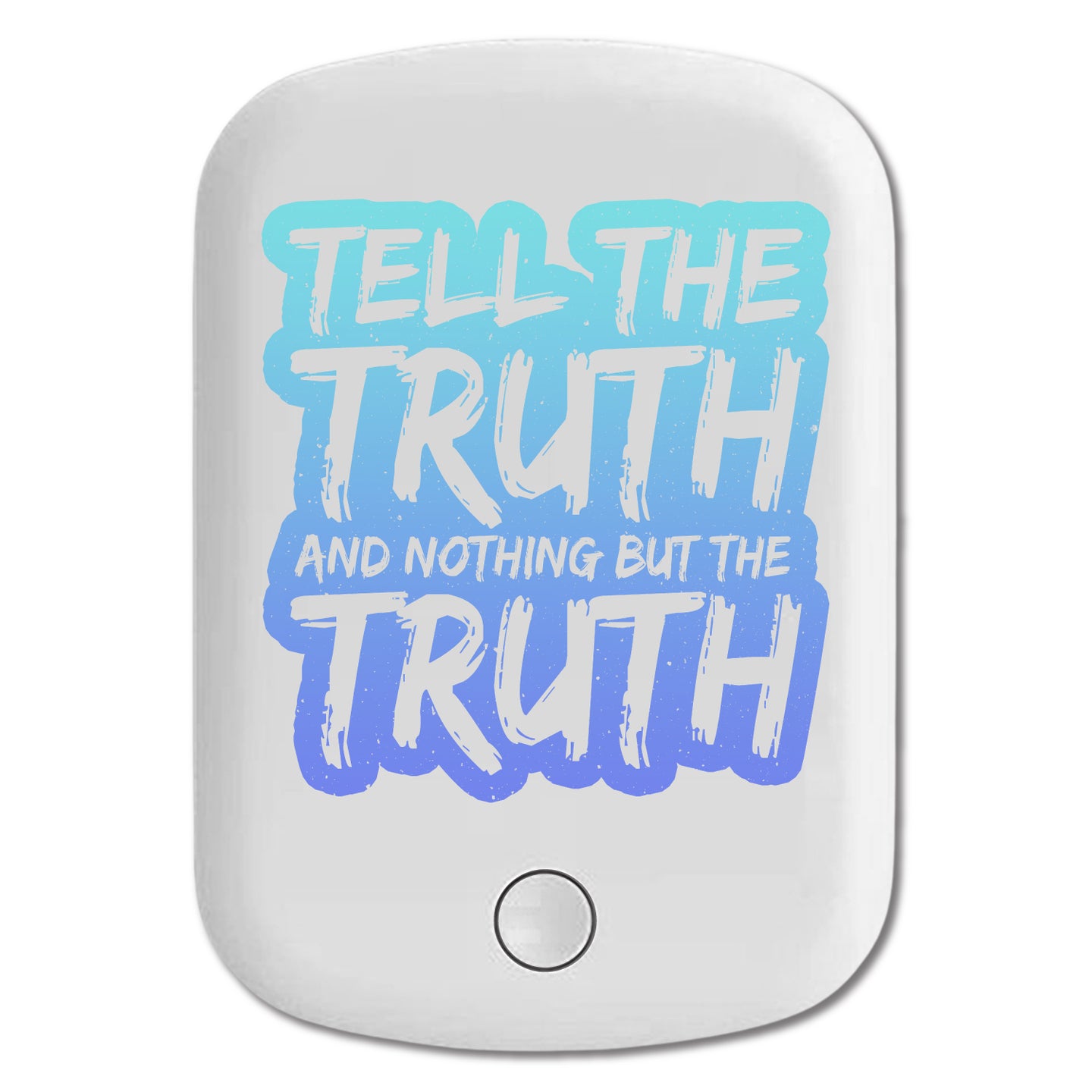 DistinctInk Magnetic Battery Pack, Wireless Portable Charger with USB-C Cable, Compatible with MagSafe iPhone 14 / 13 / 12 Series - Tell Truth Nothing But Truth