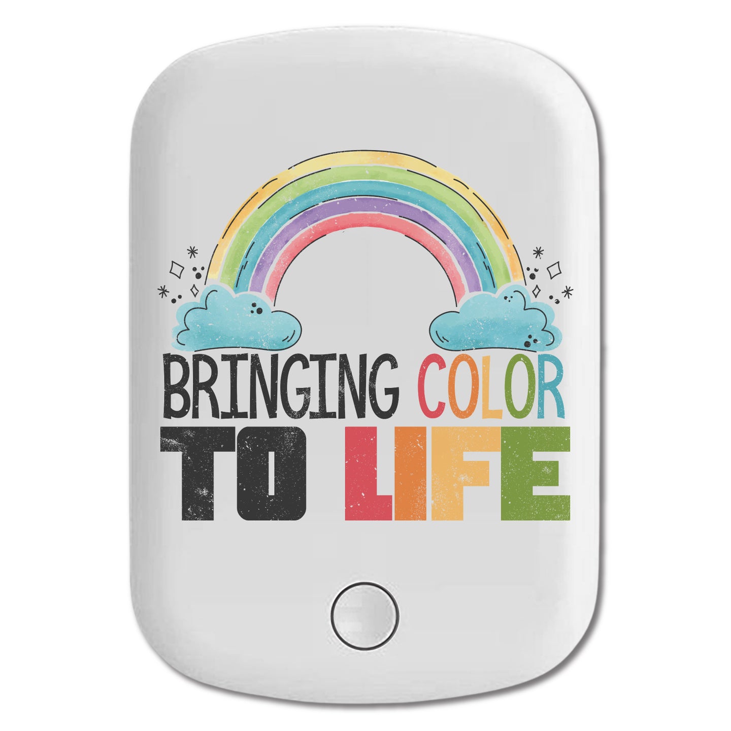 DistinctInk Magnetic Battery Pack, Wireless Portable Charger with USB-C Cable, Compatible with MagSafe iPhone 14 / 13 / 12 Series - Bringing Color To Life