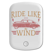 DistinctInk Magnetic Battery Pack, Wireless Portable Charger with USB-C Cable, Compatible with MagSafe iPhone 14 / 13 / 12 Series - Ride Like The Wind