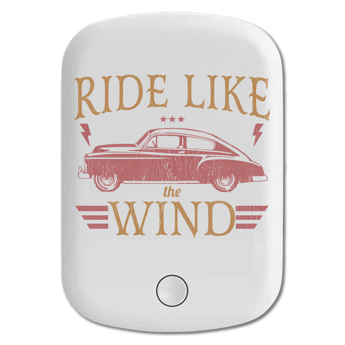 DistinctInk Magnetic Battery Pack, Wireless Portable Charger with USB-C Cable, Compatible with MagSafe iPhone 14 / 13 / 12 Series - Ride Like The Wind