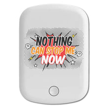 DistinctInk Magnetic Battery Pack, Wireless Portable Charger with USB-C Cable, Compatible with MagSafe iPhone 14 / 13 / 12 Series - Nothing Can Can Stop Me Now
