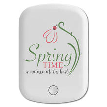 DistinctInk Magnetic Battery Pack, Wireless Portable Charger with USB-C Cable, Compatible with MagSafe iPhone 14 / 13 / 12 Series - Spring Time Nature At Best